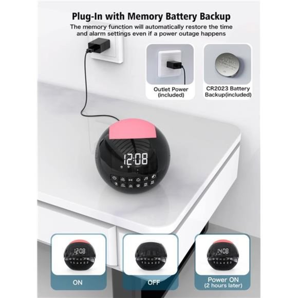 White Noise Machine with 42 Non Looping Natural Sleeping Sounds for Baby Adults - Picture 4 of 6